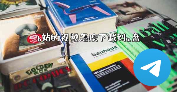 b站的视频怎麼下載到u盘