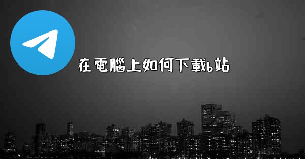 在電腦上如何下載b站