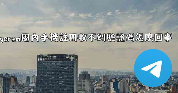 telegeram國內手機註冊收不到驗證碼怎麼回事