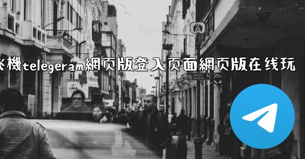 纸飞機telegeram網页版登入页面網页版在线玩