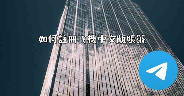 如何註冊飞機中文版賬號
