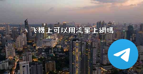 飞機上可以用流量上網嗎