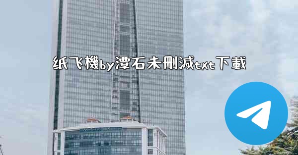纸飞機by潭石未刪減txt下載