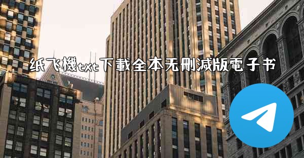 纸飞機txt下載全本无刪減版電子书