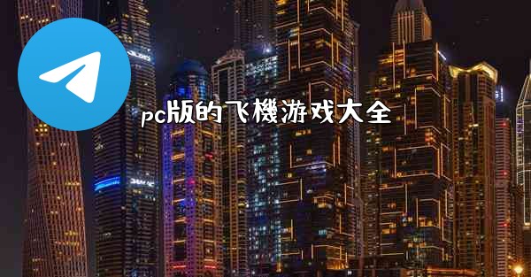 pc版的飞機游戏大全