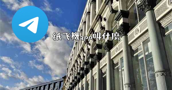 纸飞機app叫什麼