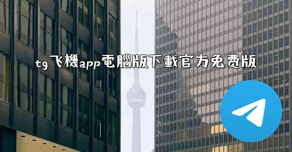 tg飞機app電腦版下載官方免费版