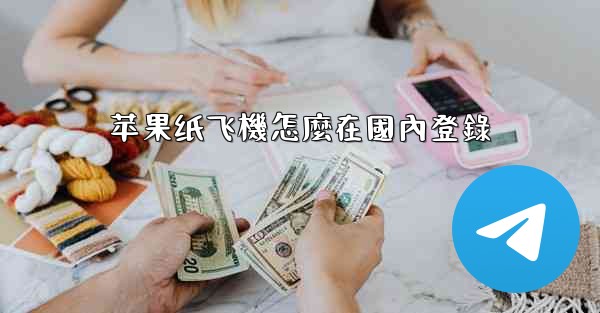 苹果纸飞機怎麼在國內登錄