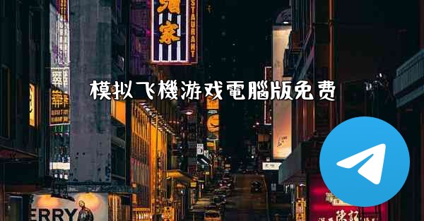 模拟飞機游戏電腦版免费