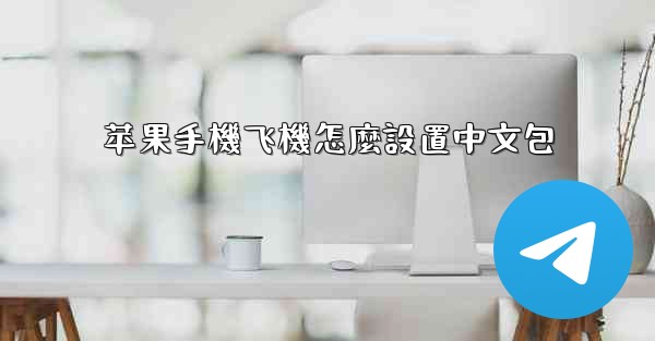 苹果手機飞機怎麼設置中文包