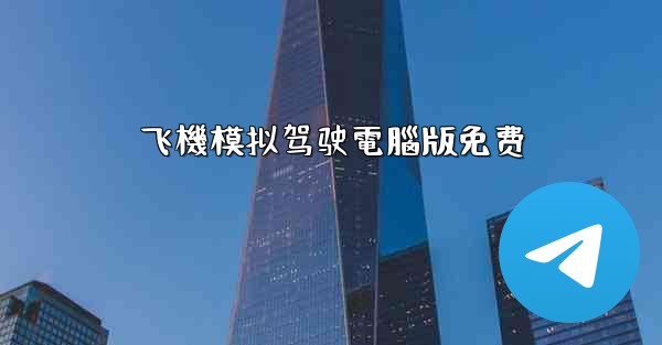 飞機模拟驾驶電腦版免费