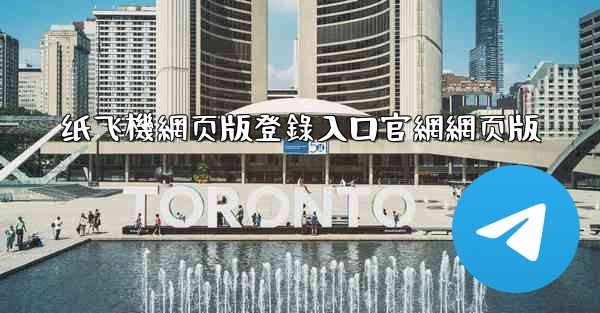 纸飞機網页版登錄入口官網網页版