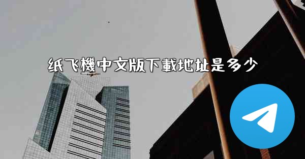 纸飞機中文版下載地址是多少