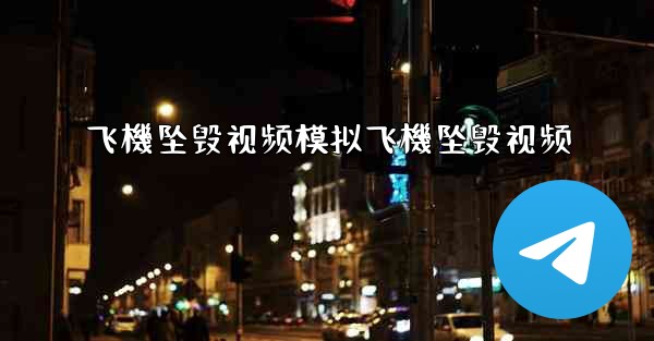 飞機坠毁视频模拟飞機坠毁视频