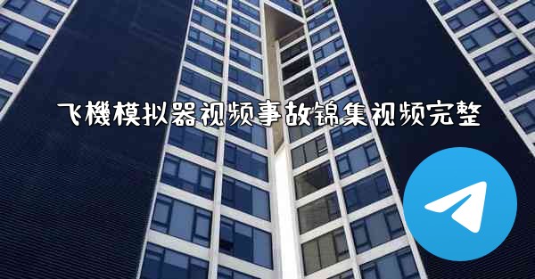 飞機模拟器视频事故锦集视频完整