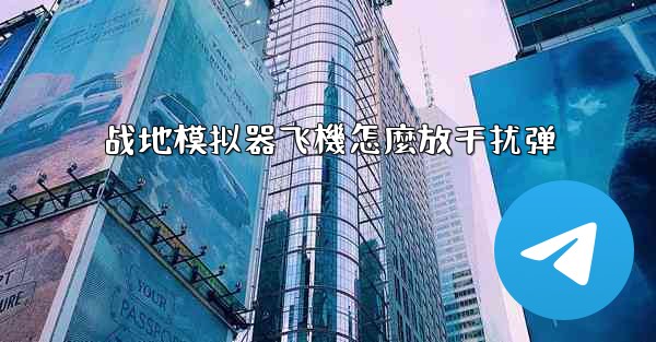 战地模拟器飞機怎麼放干扰弹