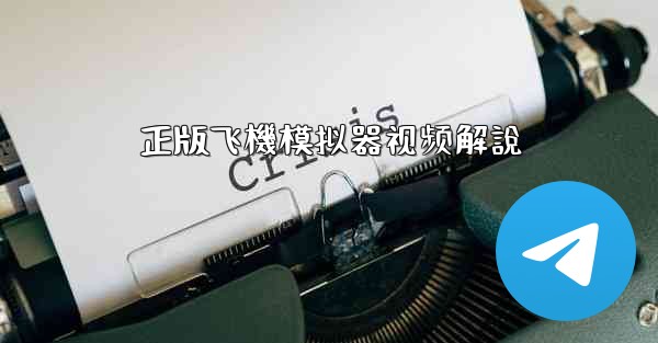 正版飞機模拟器视频解說