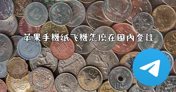 苹果手機纸飞機怎麼在國內登錄