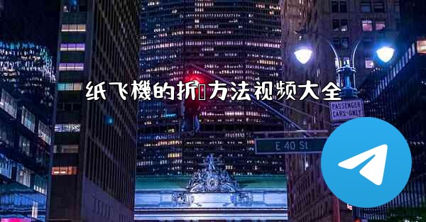 纸飞機的折叠方法视频大全