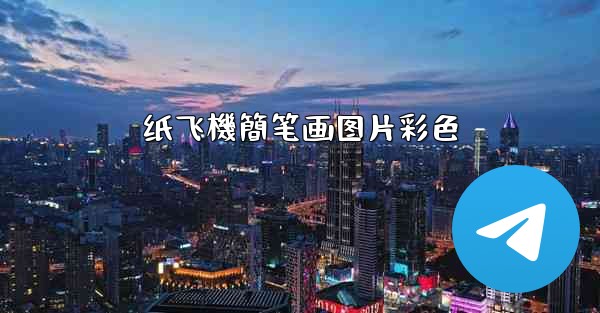 纸飞機簡笔画图片彩色