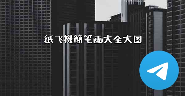 纸飞機簡笔画大全大图