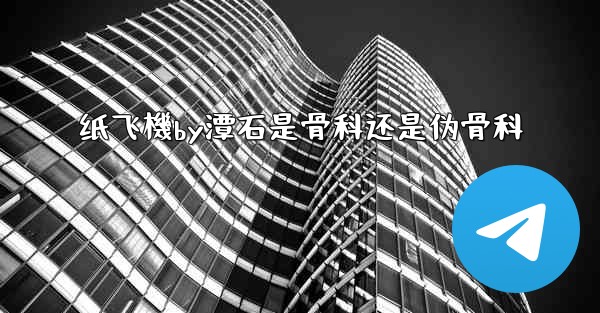 纸飞機by潭石是骨科还是伪骨科