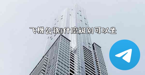 飞機公務舱什麼級别可以坐