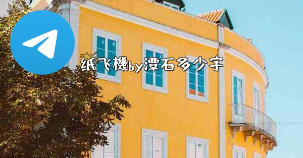 纸飞機by潭石多少字
