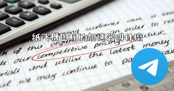 纸飞機图标的加速器叫什麼