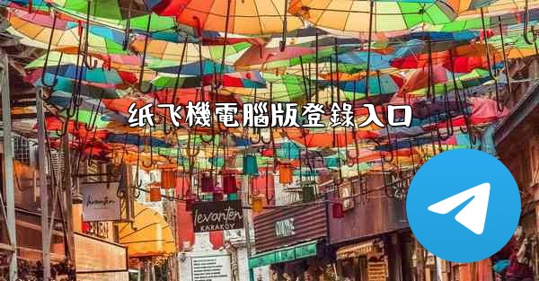 纸飞機電腦版登錄入口